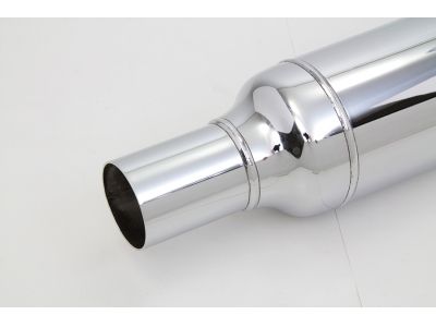 22" Cigar Muffler Chrome