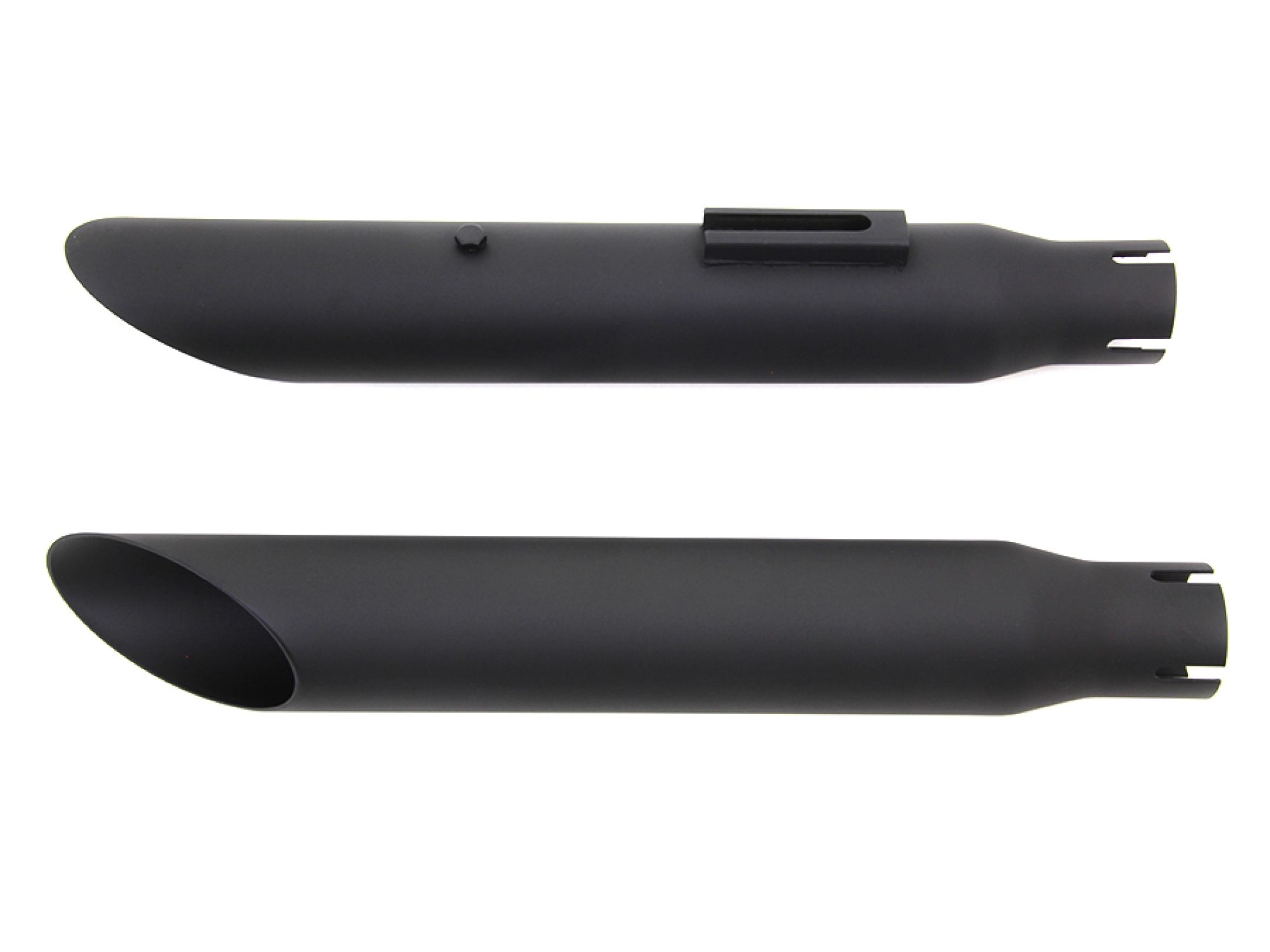 Wyatt Gatling Black Slash Slip-On Muffler Set