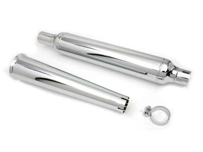 Chrome Muffler With Megaphone Tip