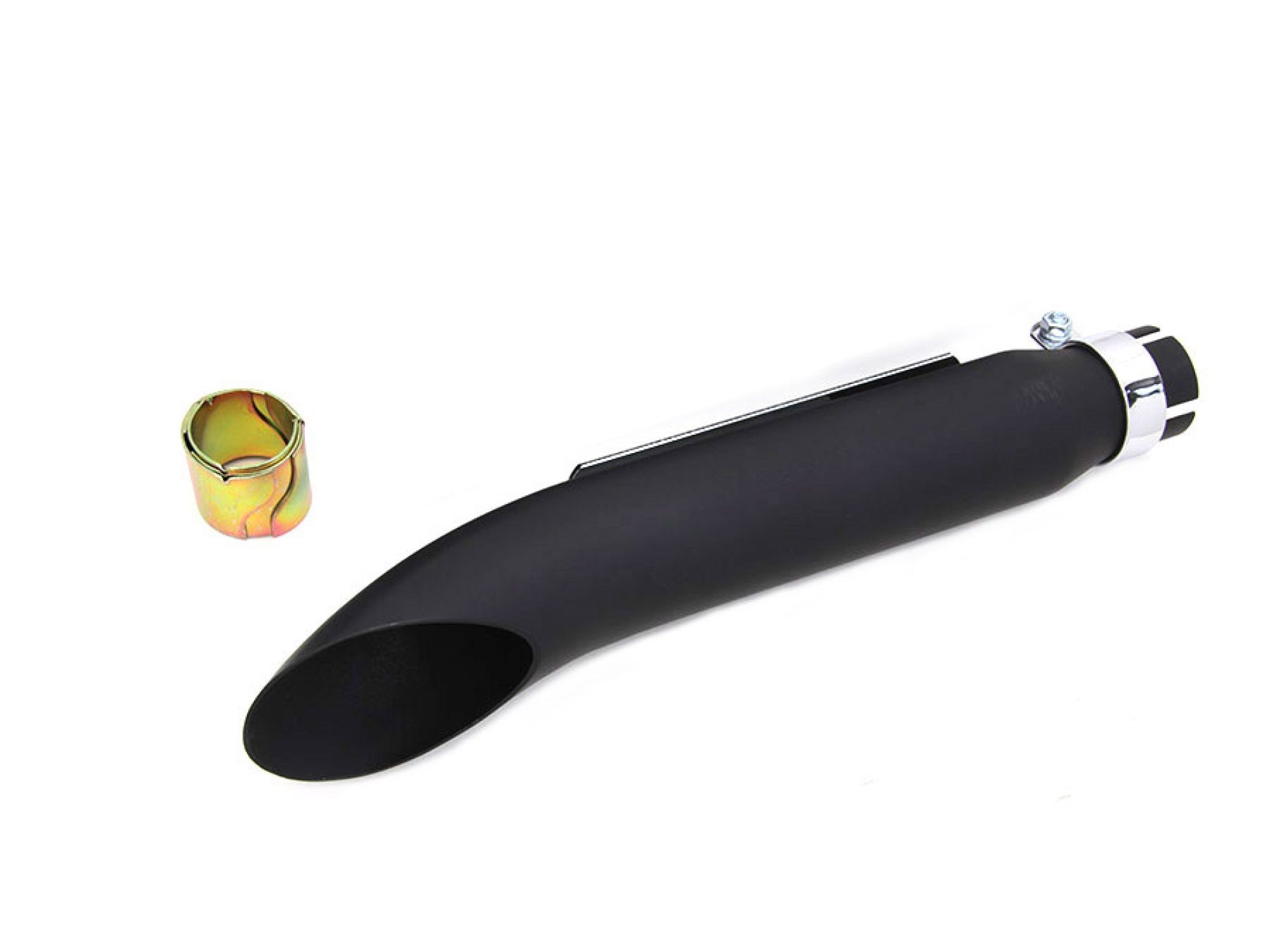 16" Turn Out Muffler Black