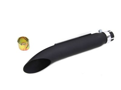 16" Turn Out Muffler Black
