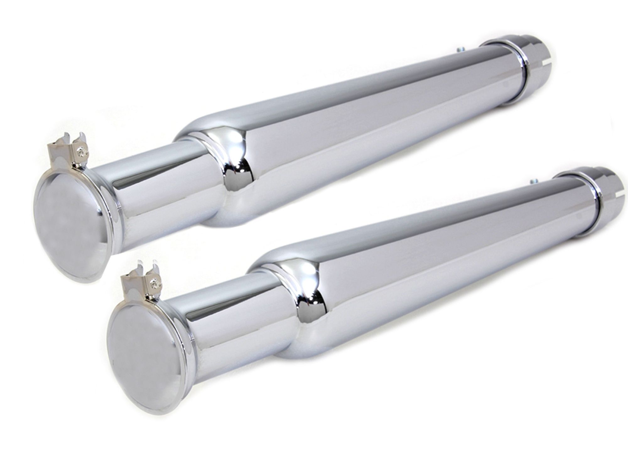 Chrome Megaphone Muffler Set