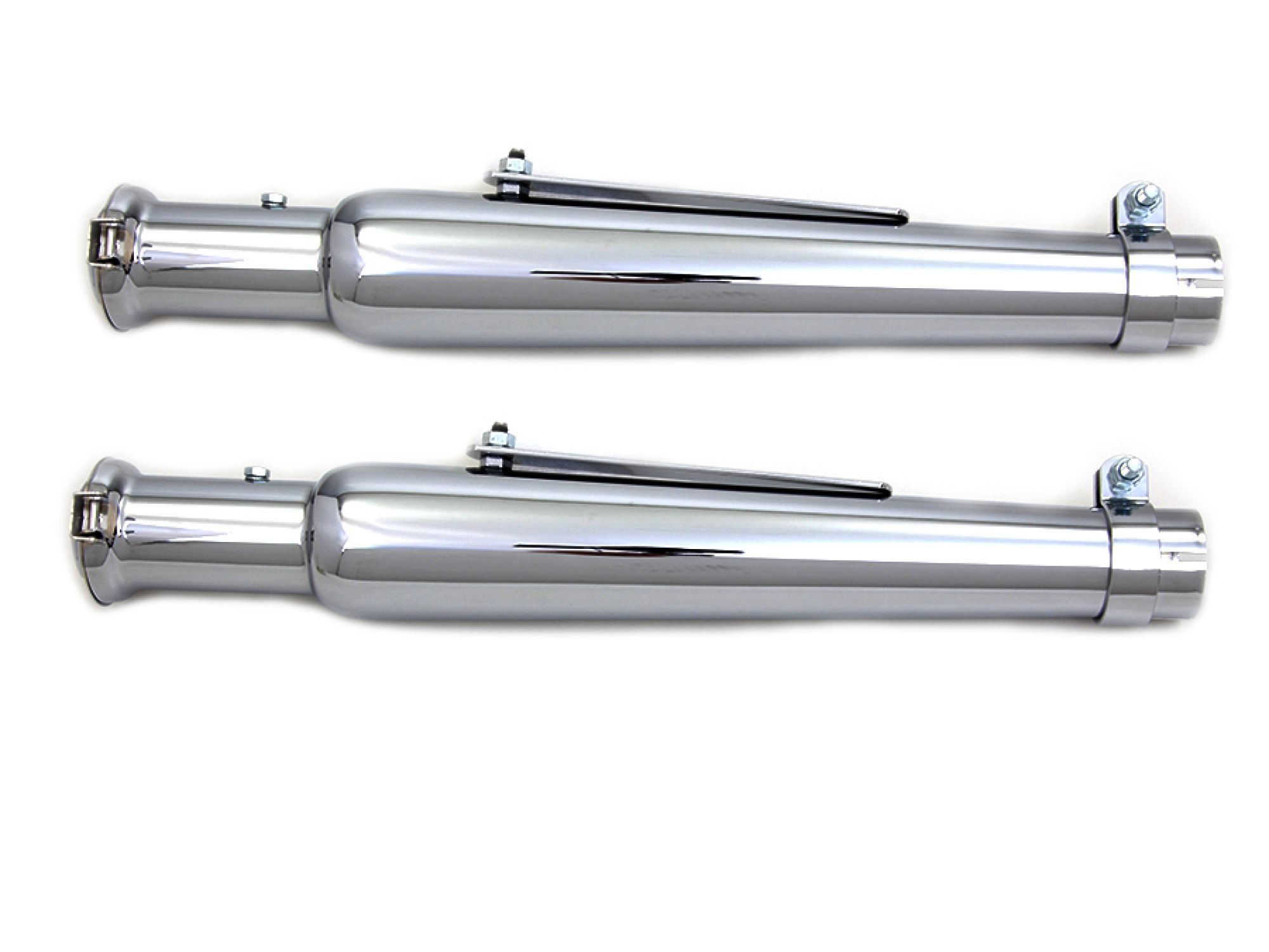 Chrome Megaphone Muffler Set
