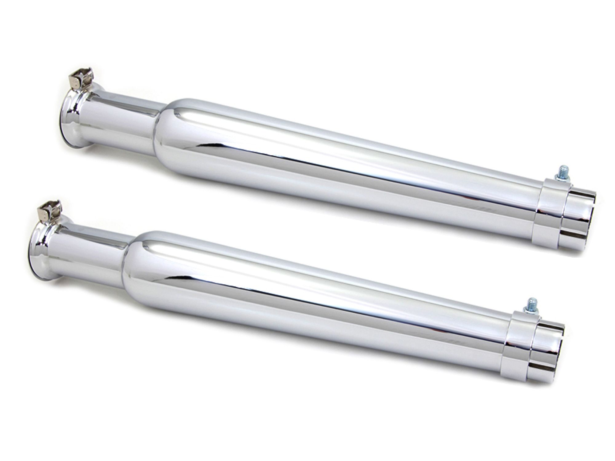 Chrome Megaphone Muffler Set