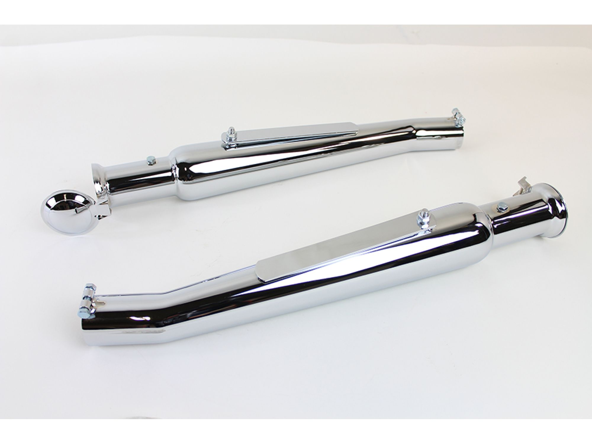 Chrome Megaphone Upsweep Muffler Set