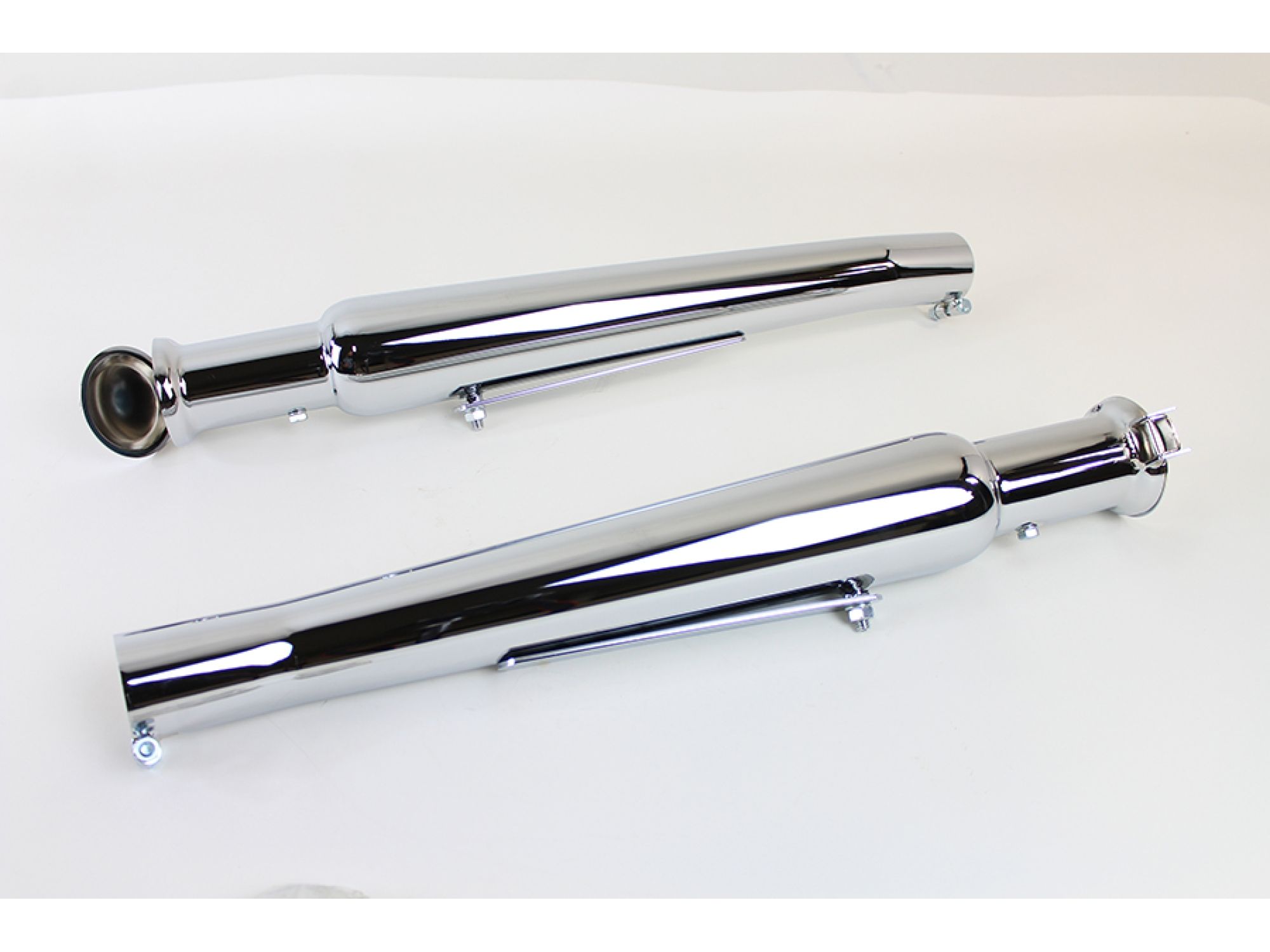 Chrome Megaphone Upsweep Muffler Set