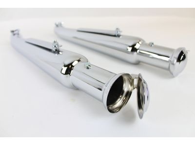 Chrome Megaphone Upsweep Muffler Set