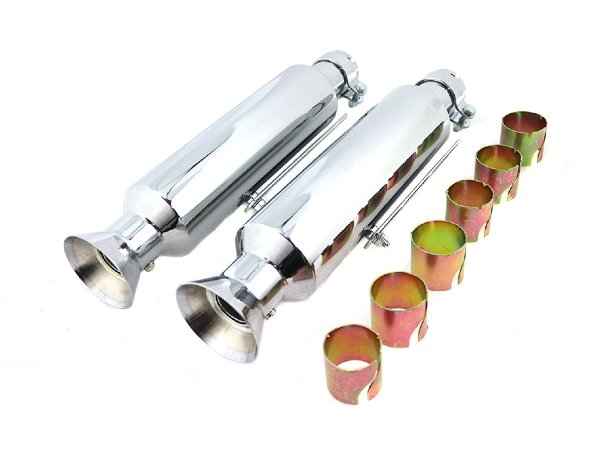 16" Shorty Trumpet Muffler Set