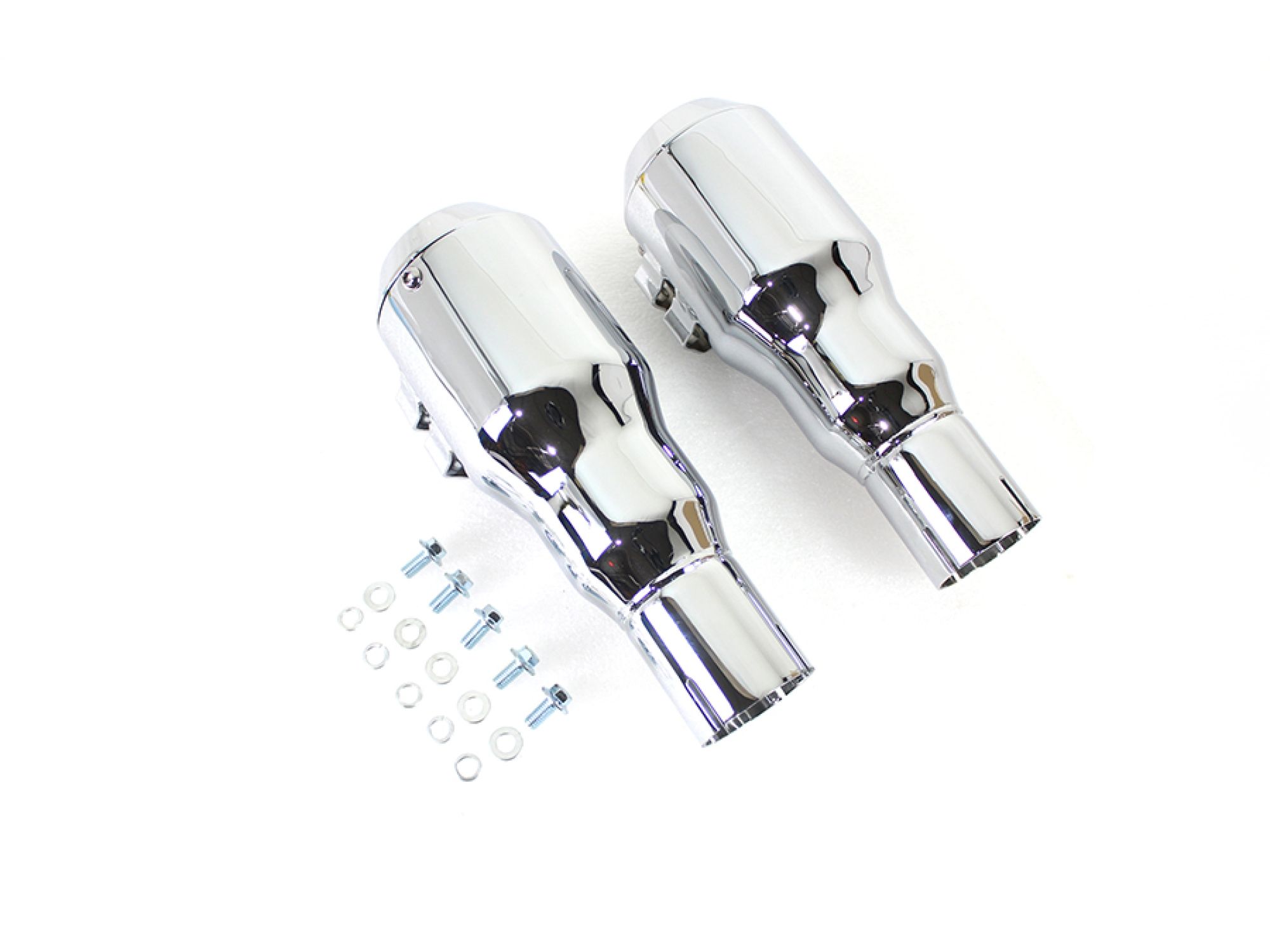Grenade Muffler Set Chrome