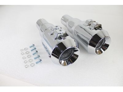 Grenade Muffler Set Chrome