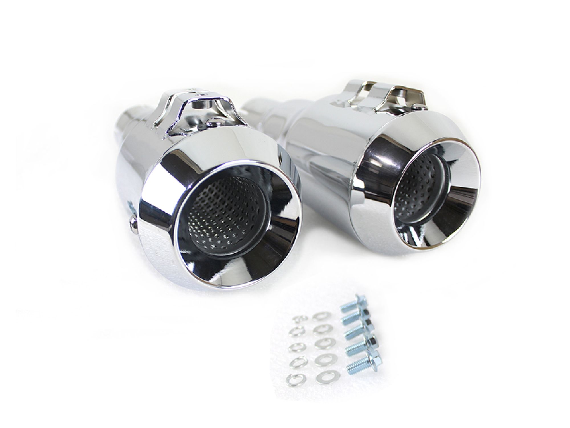 Grenade Muffler Set Chrome