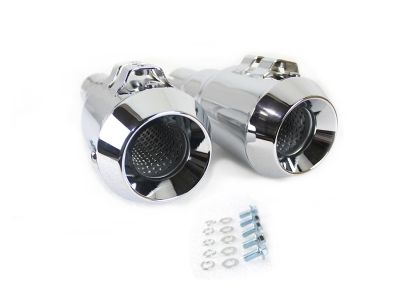 Grenade Muffler Set Chrome