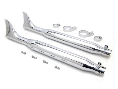Chrome Fishtail Muffler Kit 30"
