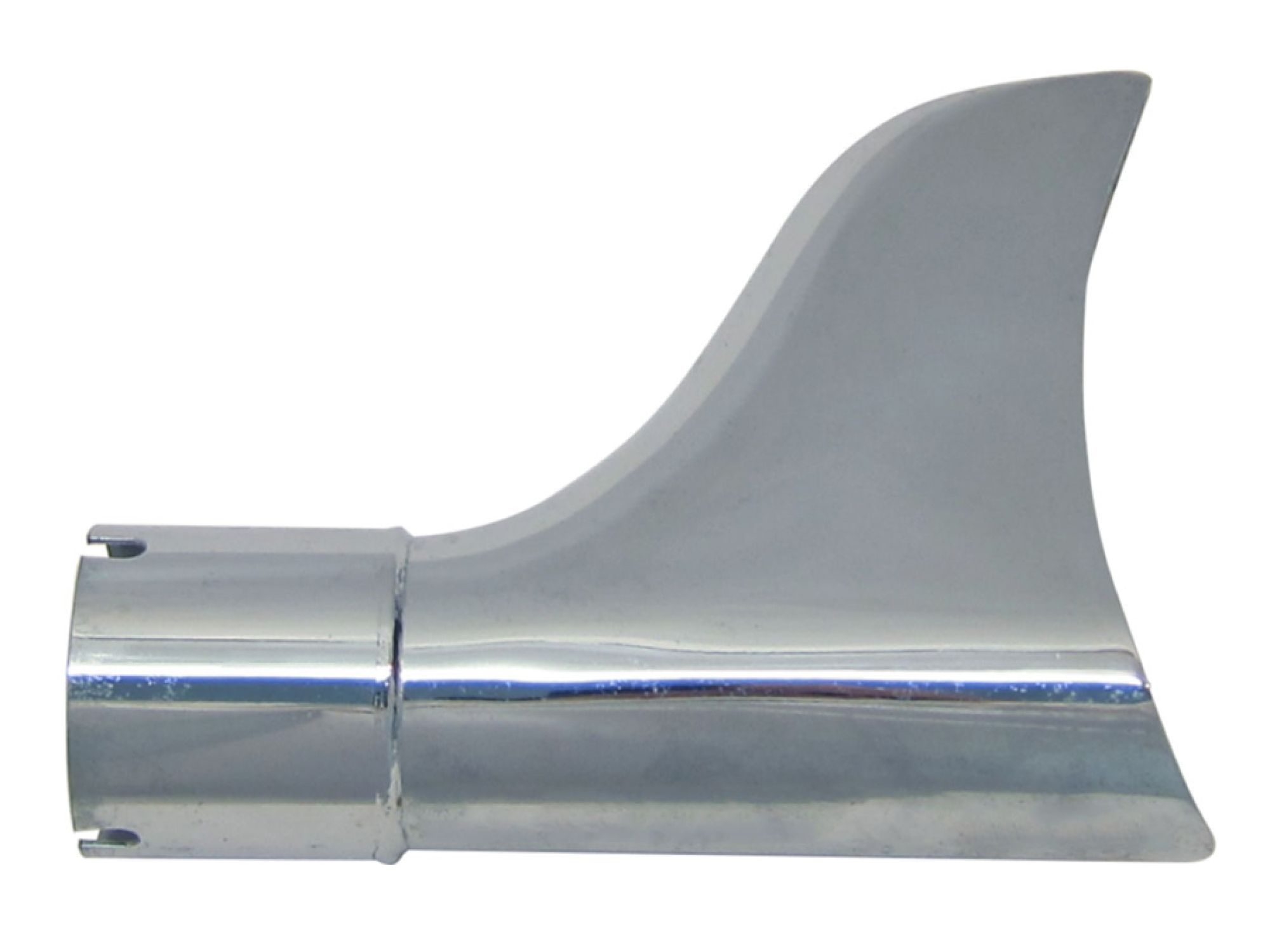 Chrome Fishtail Tip Set for 1-7/8" Muffler