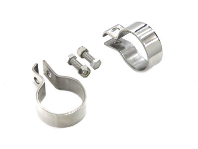 1-7/8" Muffler End Clamp Set Stainless Steel