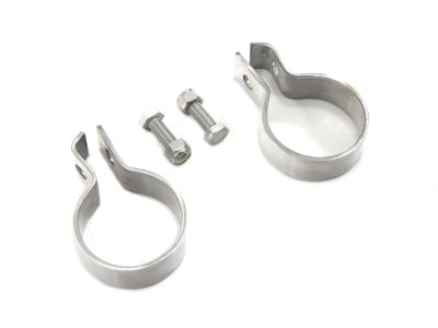 1-7/8" Muffler End Clamp Set Stainless Steel
