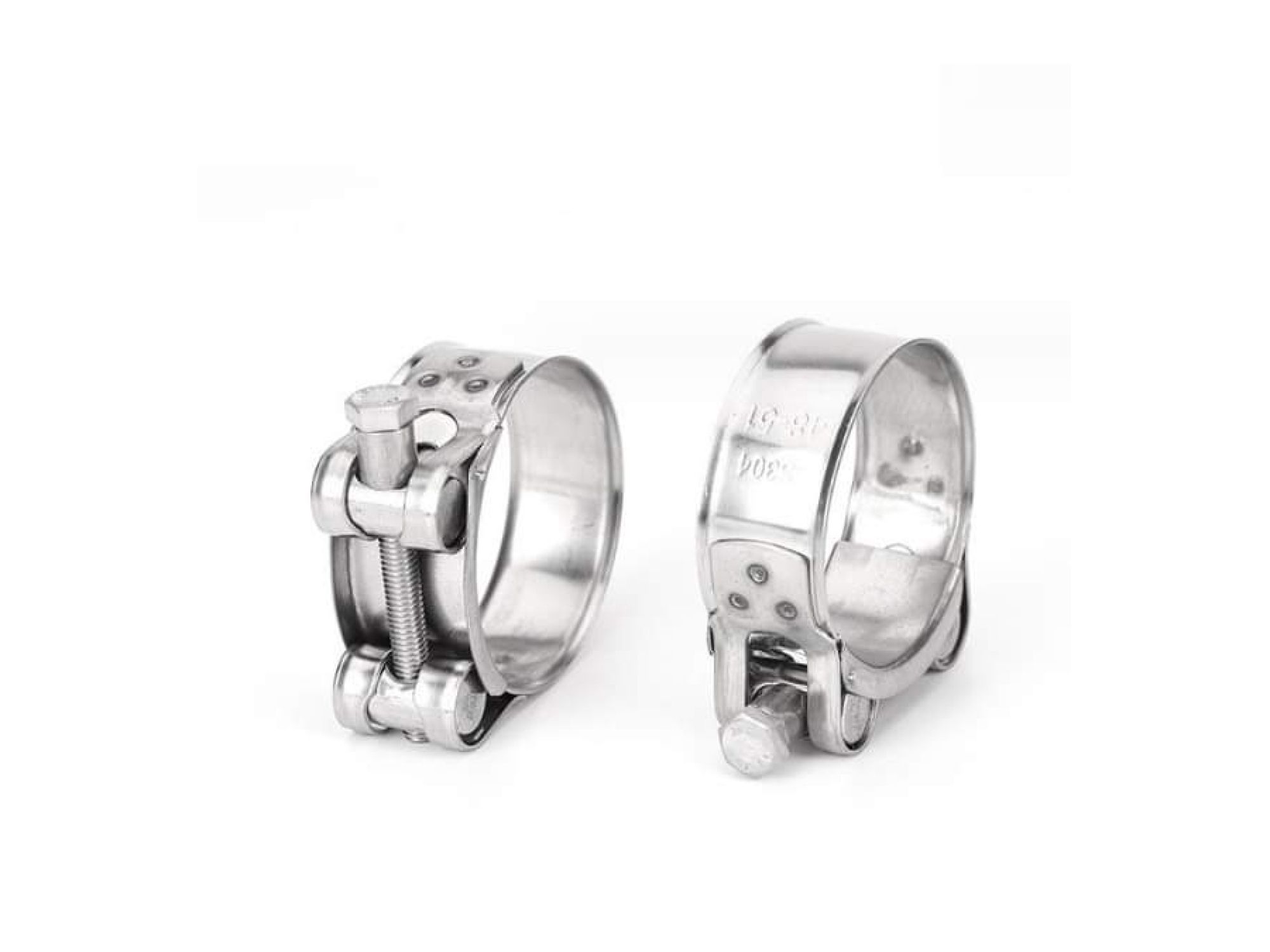 Muffler Clamp Set Stainless Steel