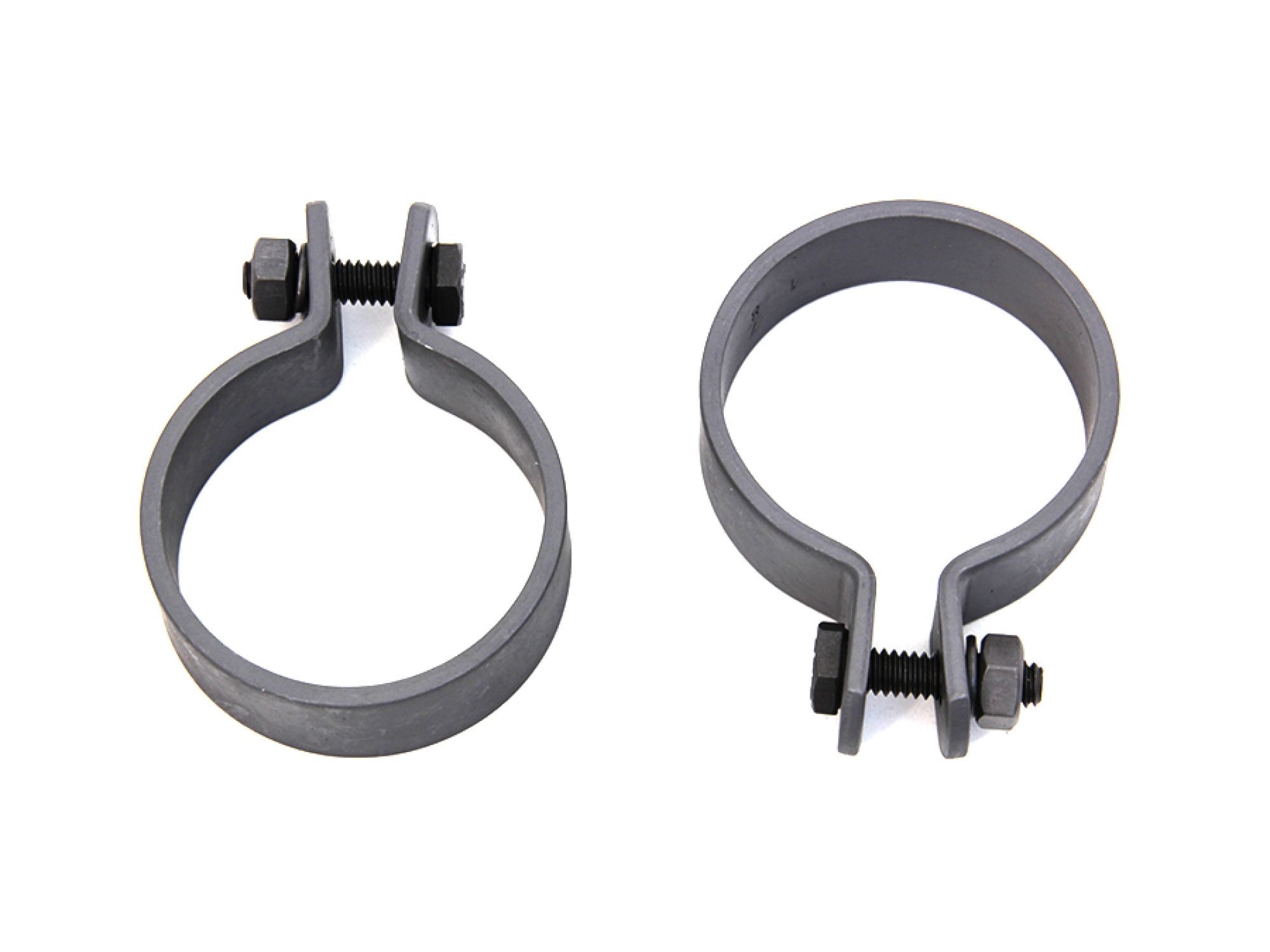 Parkerized 1-7/8" Muffler End Clamp Set