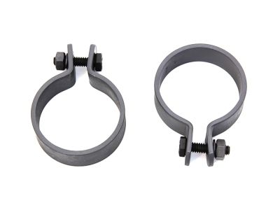 Parkerized 1-7/8" Muffler End Clamp Set