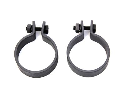 Parkerized 1-7/8" Muffler End Clamp Set