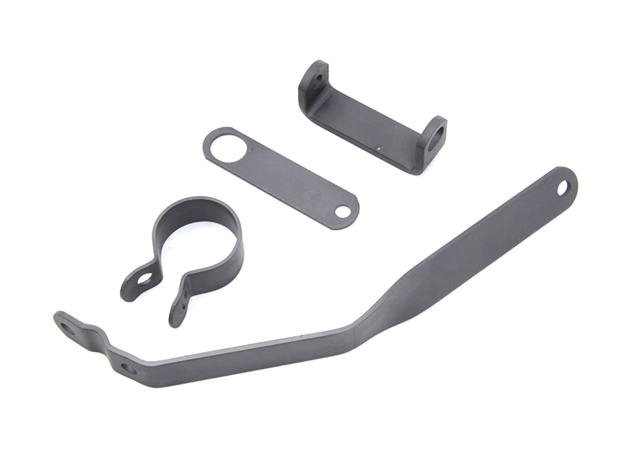 Parkerized Servi-Car Muffler Hanger Bracket Kit