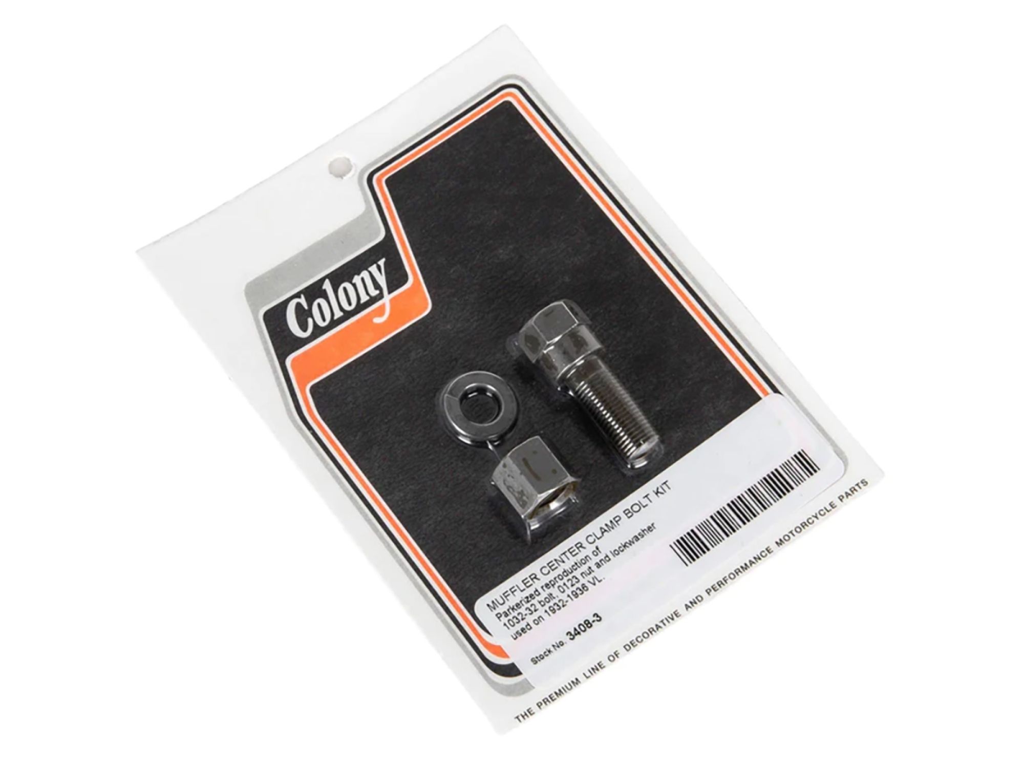 Muffler Center Clamp Bolt Kit Parkerized