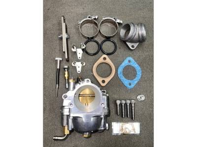 スーパーE キャブレターASSY セット (S&S E Carburetor Natural Finish set)