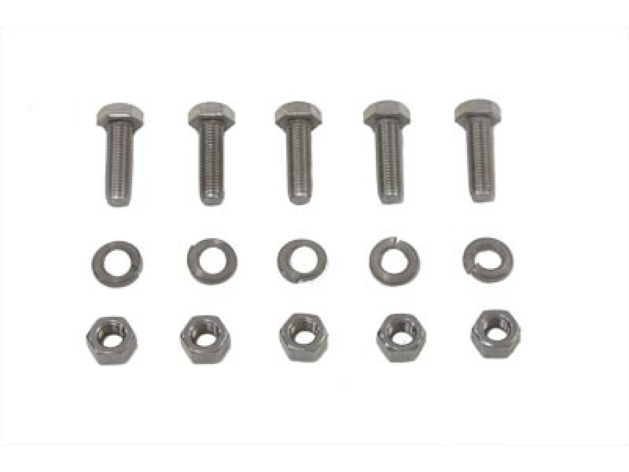 Stainless Steel Muffler Clamp Bolt Set