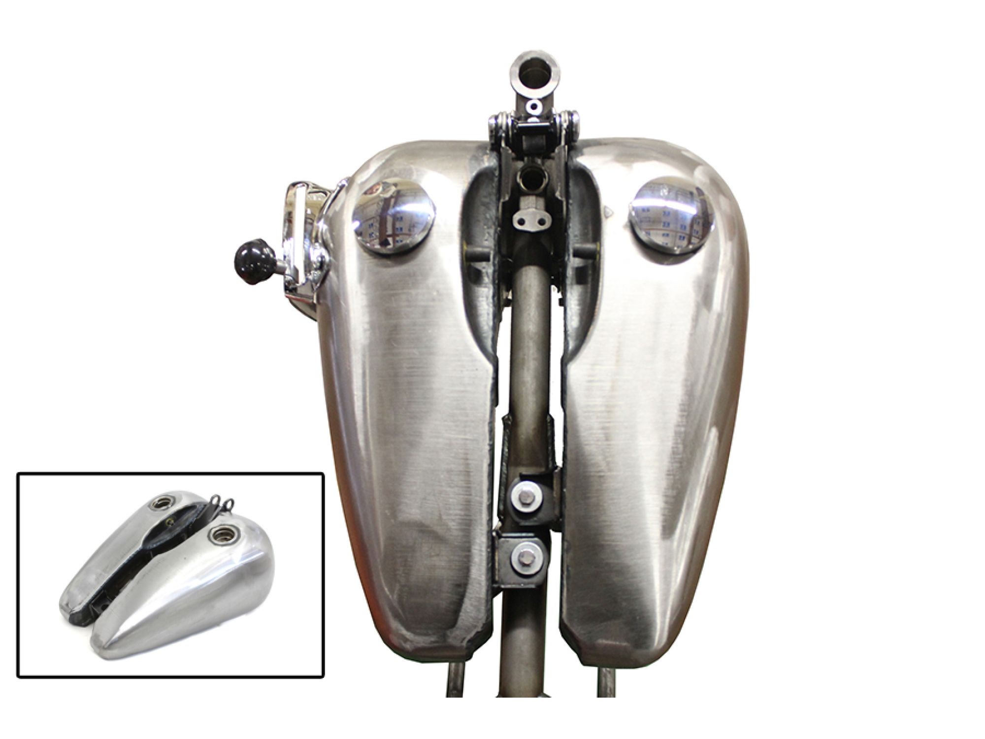 Bobbed 3.5 Gallon Gas Tank Set
