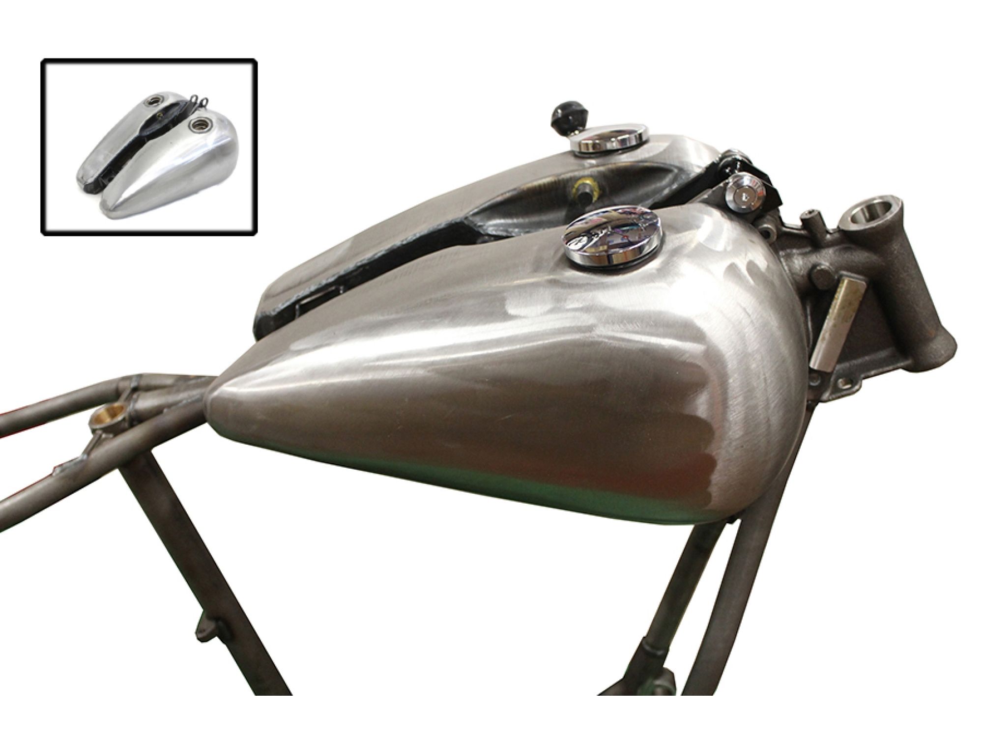 Bobbed 3.5 Gallon Gas Tank Set