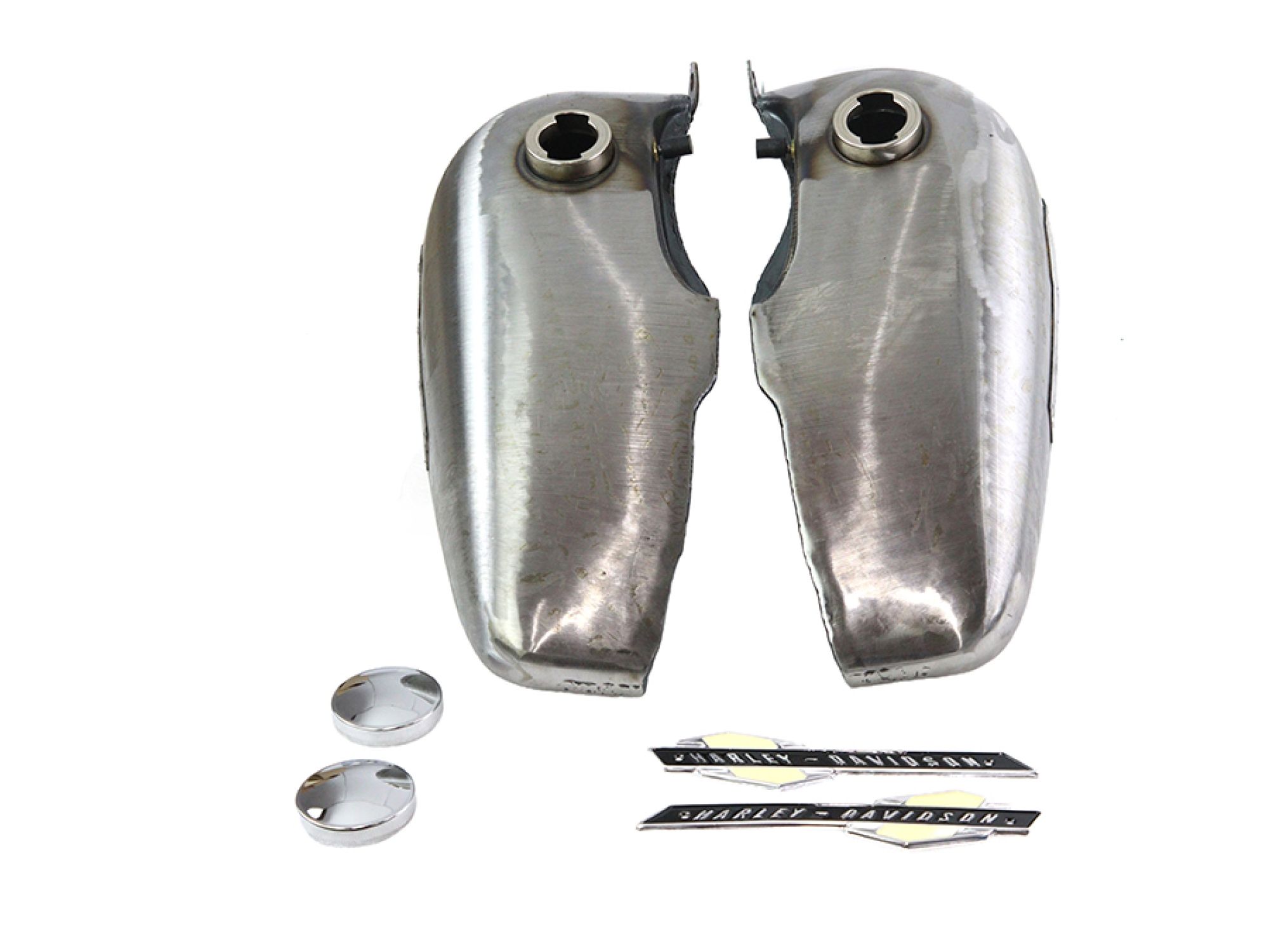 Fat Bob Gas Tank Kit 5 Gallon with Emblems