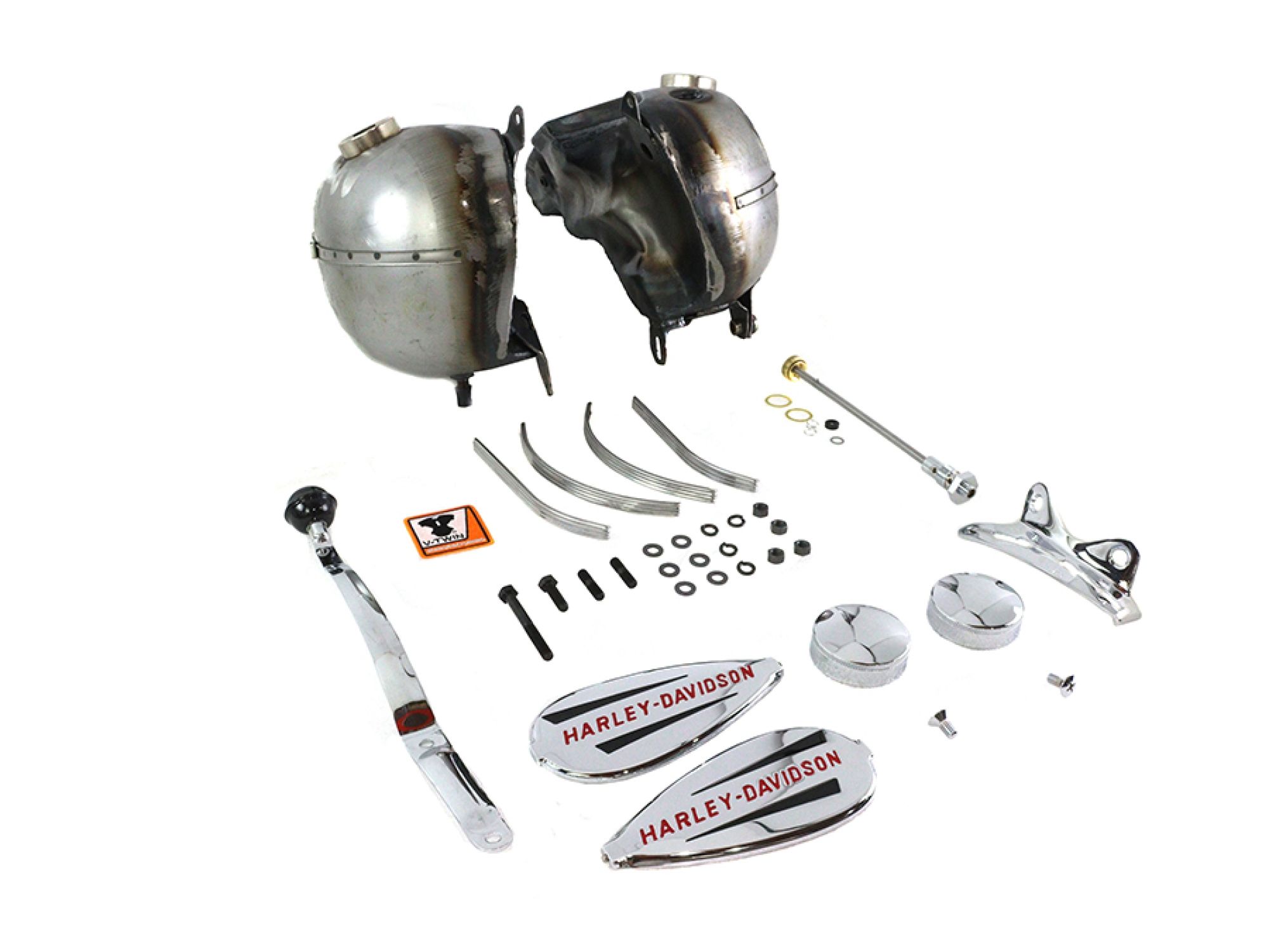 Fat Bob Gas Tank Kit with 3.5 Gallon