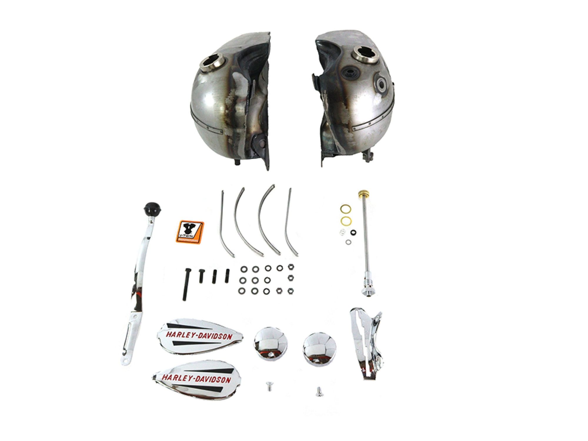 Fat Bob Gas Tank Kit with 3.5 Gallon