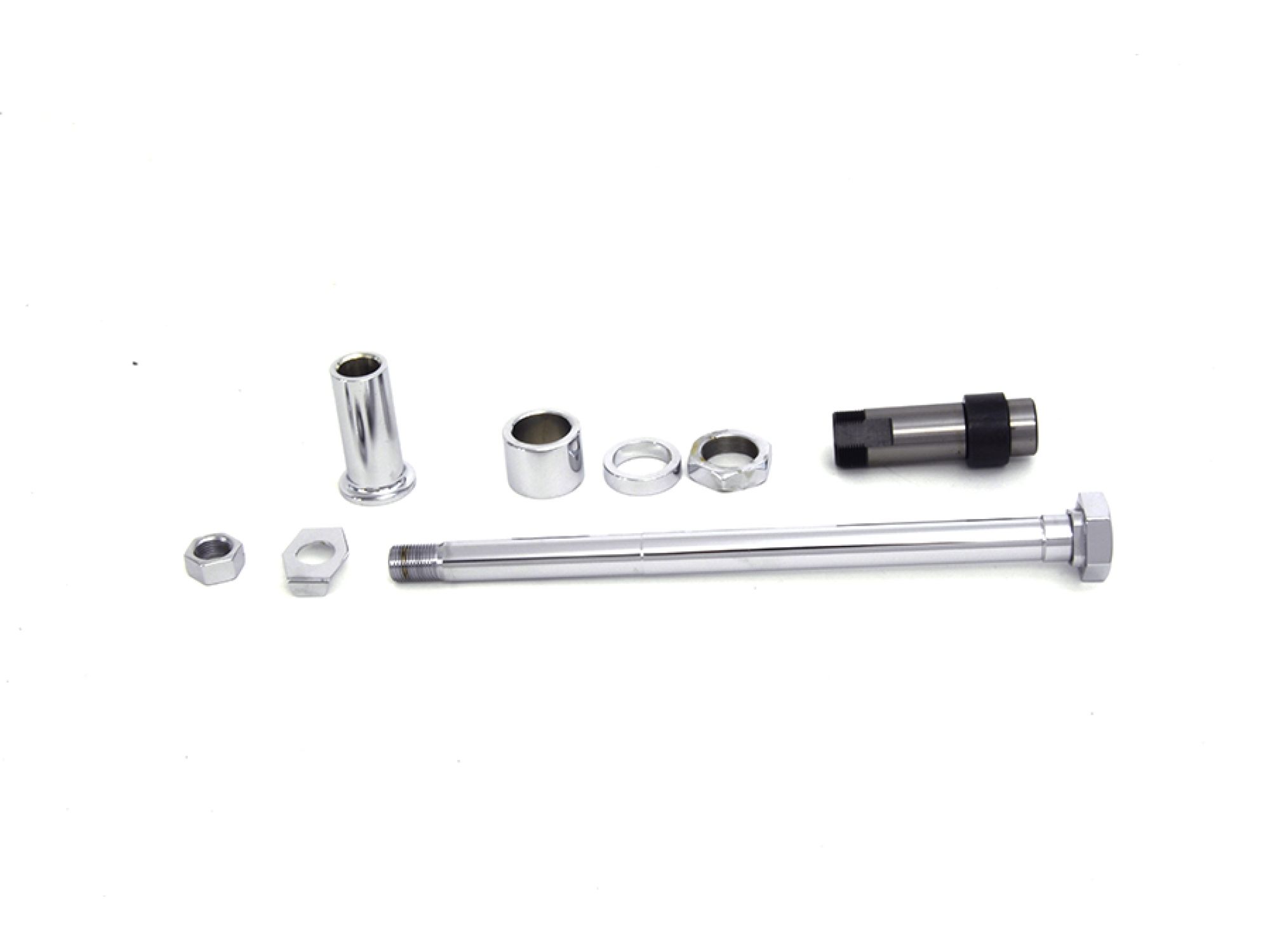 Chrome Rear Axle Kit