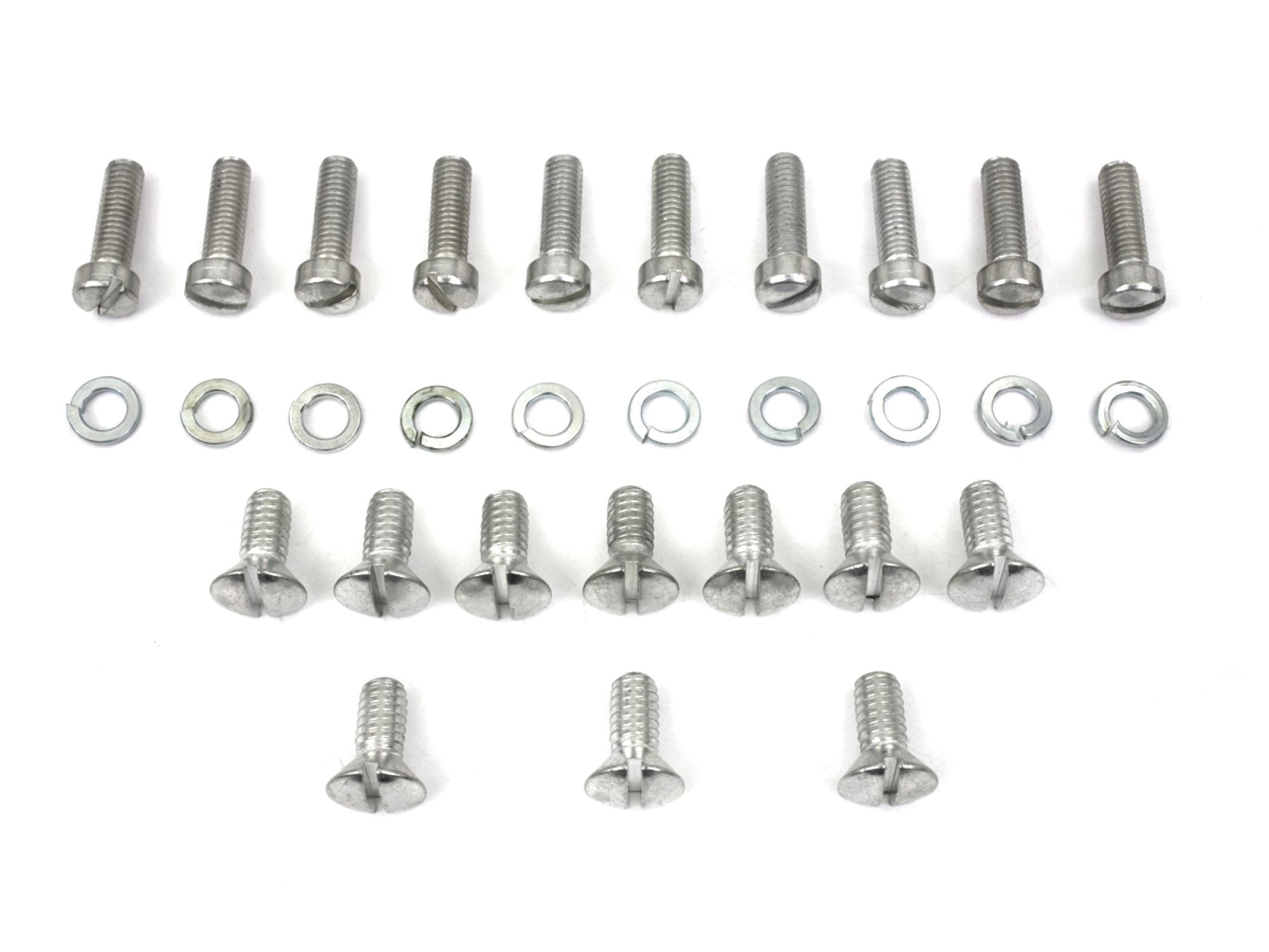 Cadmium Outer Primary Cover Screw Set Stock