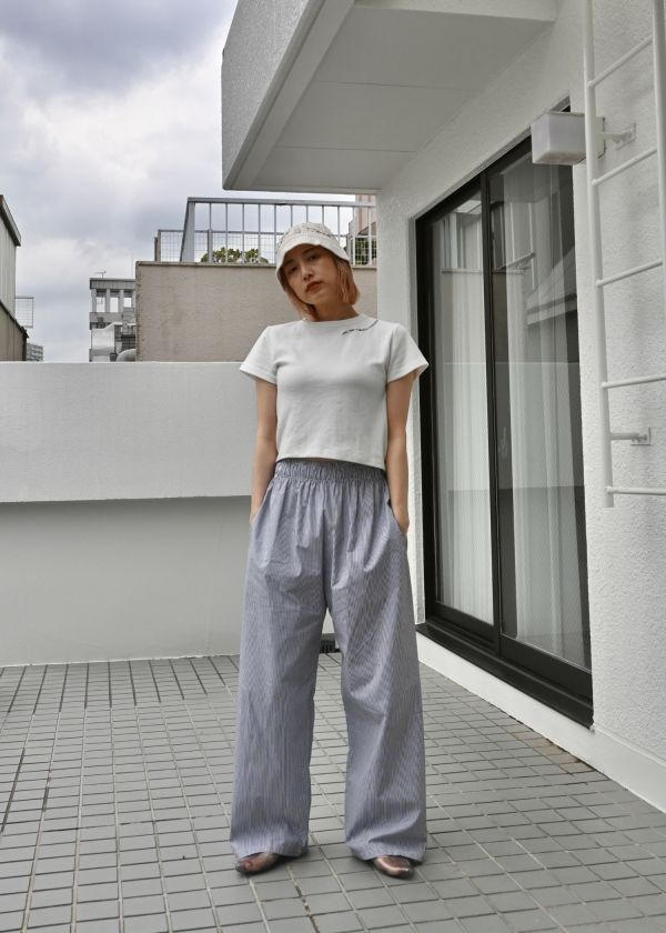 新品　stripe straight PT ストライプパンツwillfully WILLFULLY official web store（ウィルフリーコウシキツウハン