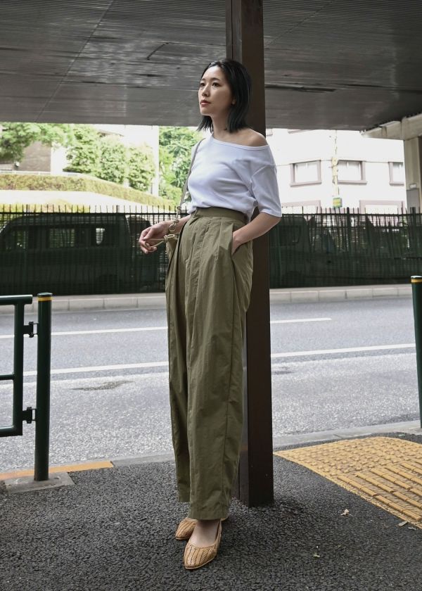 【willfully】tuck wide panel nylon パンツ tuck wide panel nylon PT（その他パンツ）｜WILLFULLY（ウィル