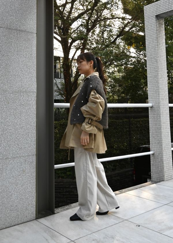 トップス willfully handmade randompearlknitvest WILLFULLY official web store（ウィルフリーコウシキツウハン