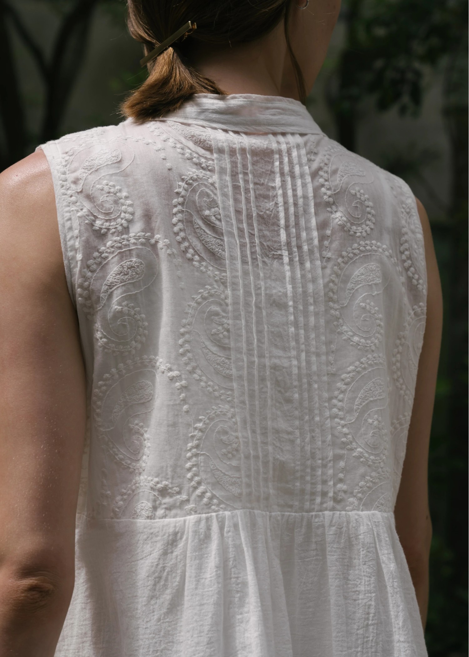 paisley embroidery french BL