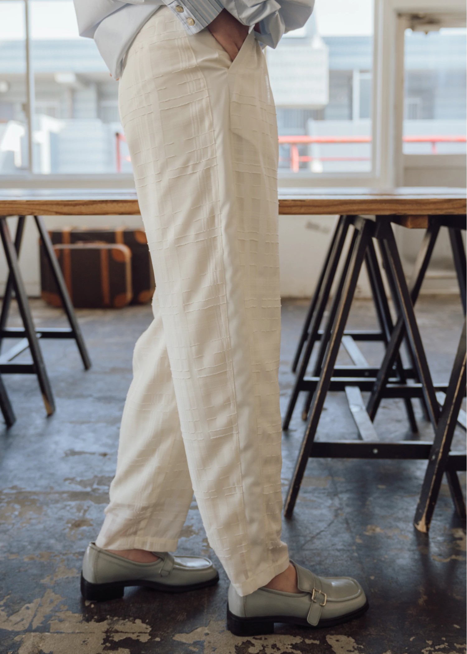 wrapped in sheer check PT