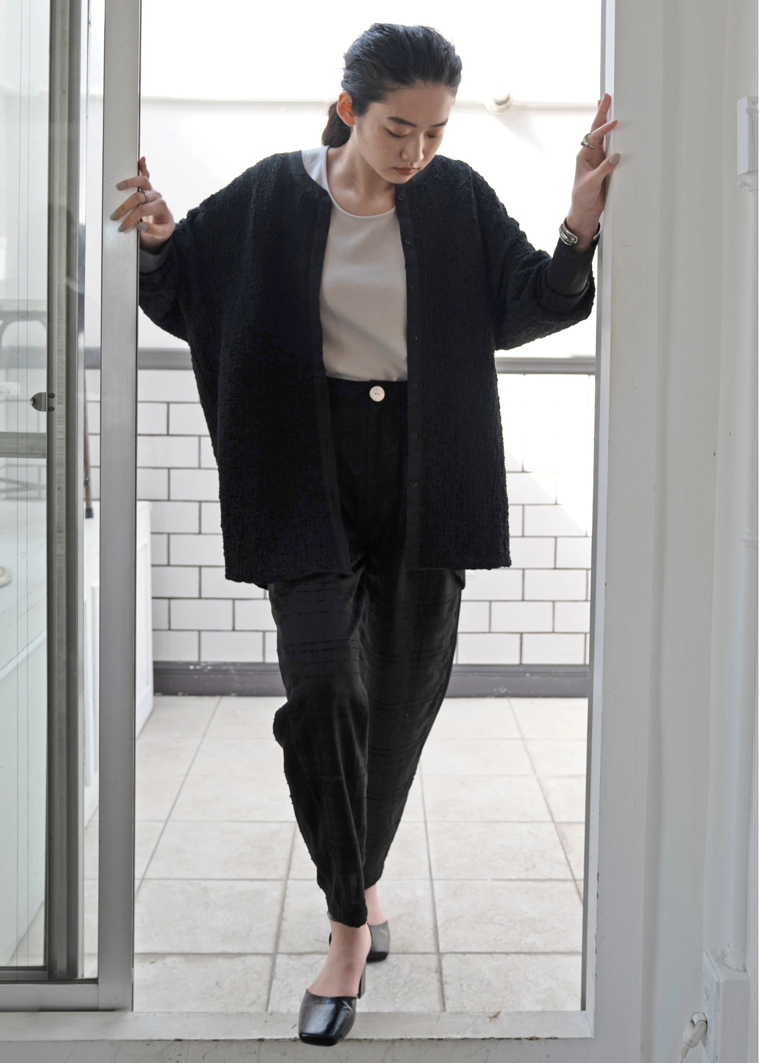 wrapped in sheer check PT