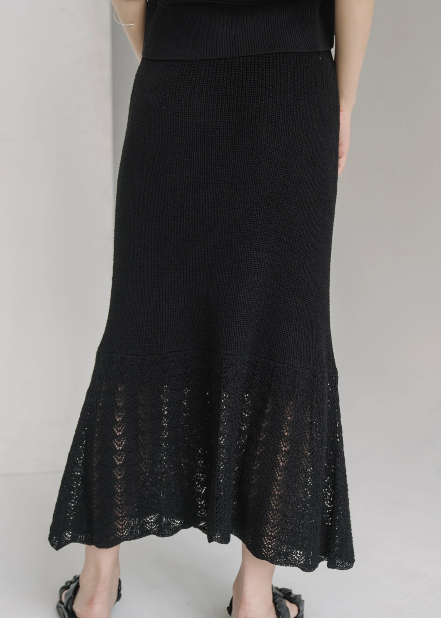 switching mermaid lacework knit SK