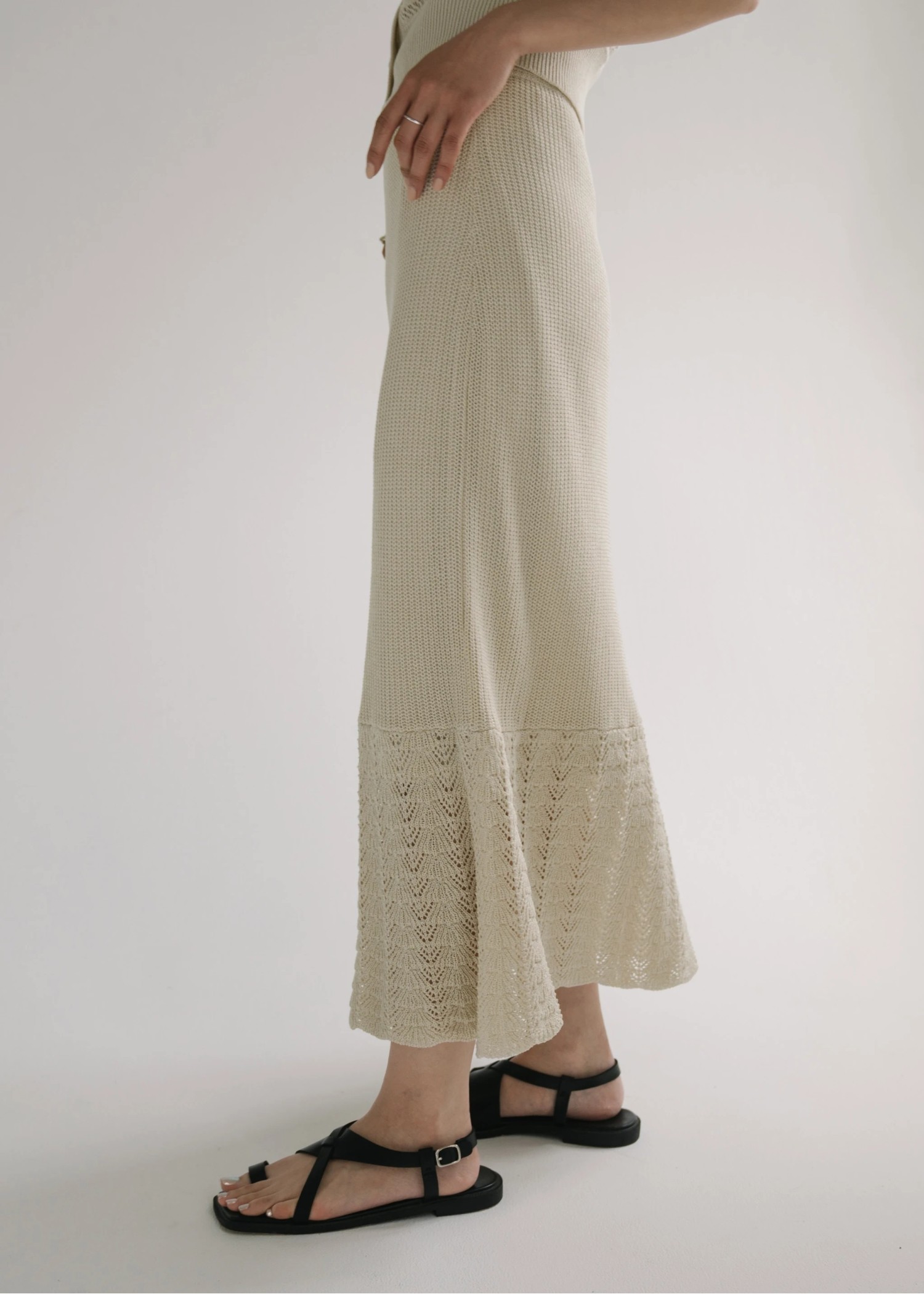 switching mermaid lacework knit SK