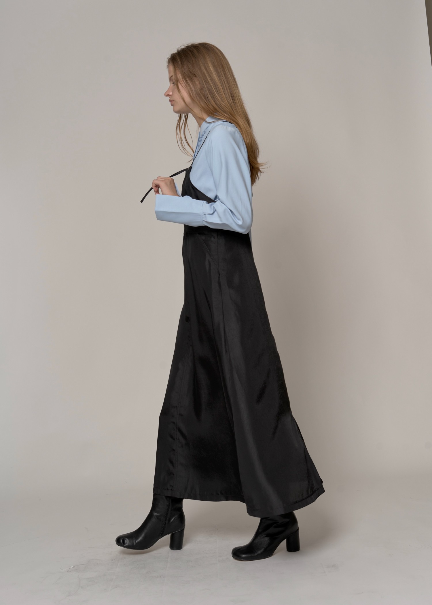 crush satin string adjustment cami OP