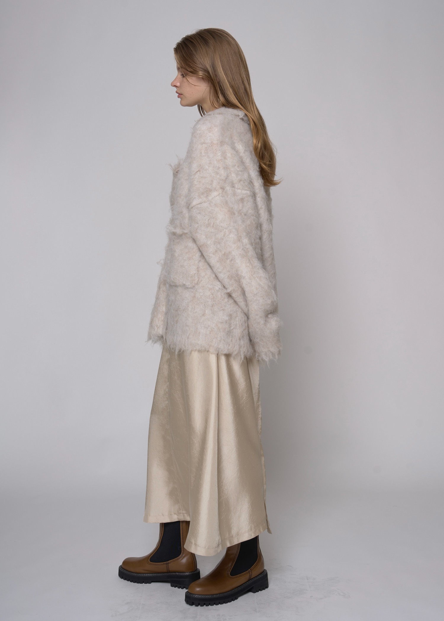 crush satin string adjustment cami OP