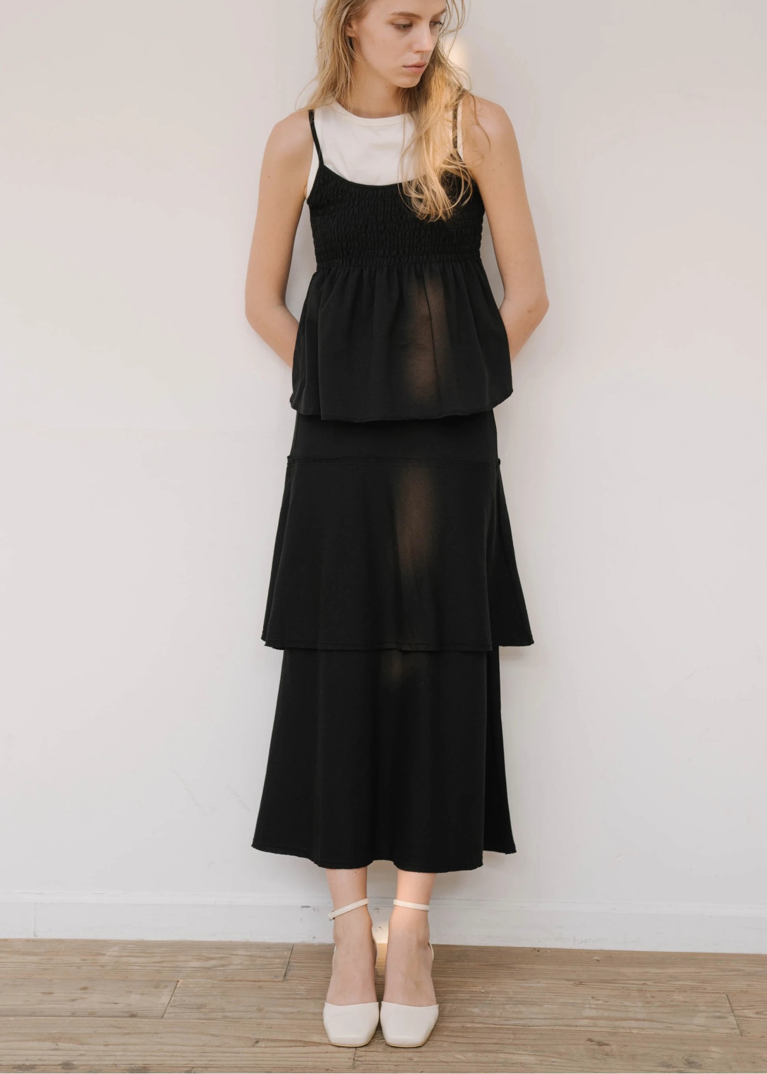 relax cut and sew tiered SK