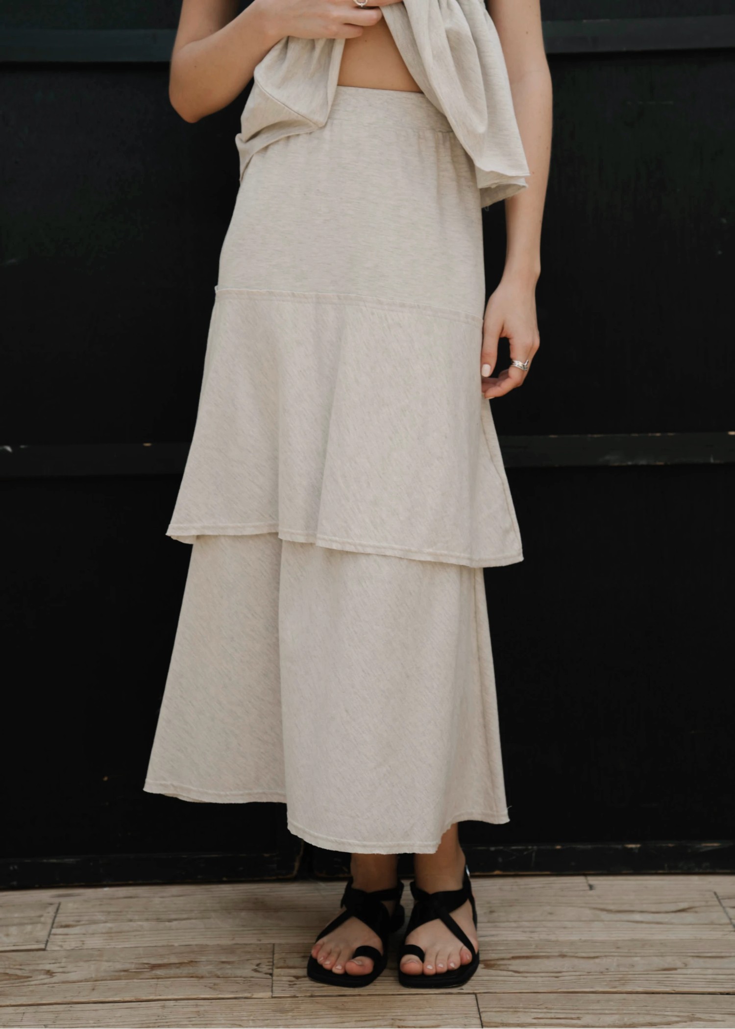 relax cut and sew tiered SK