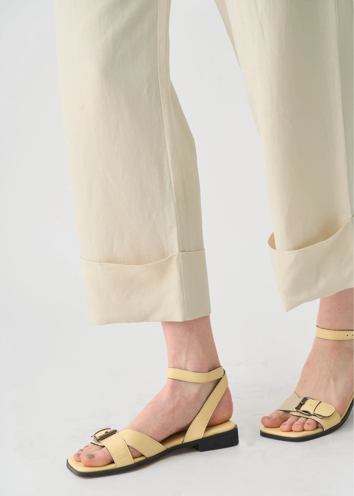 rollup linen kaftan all-in-one