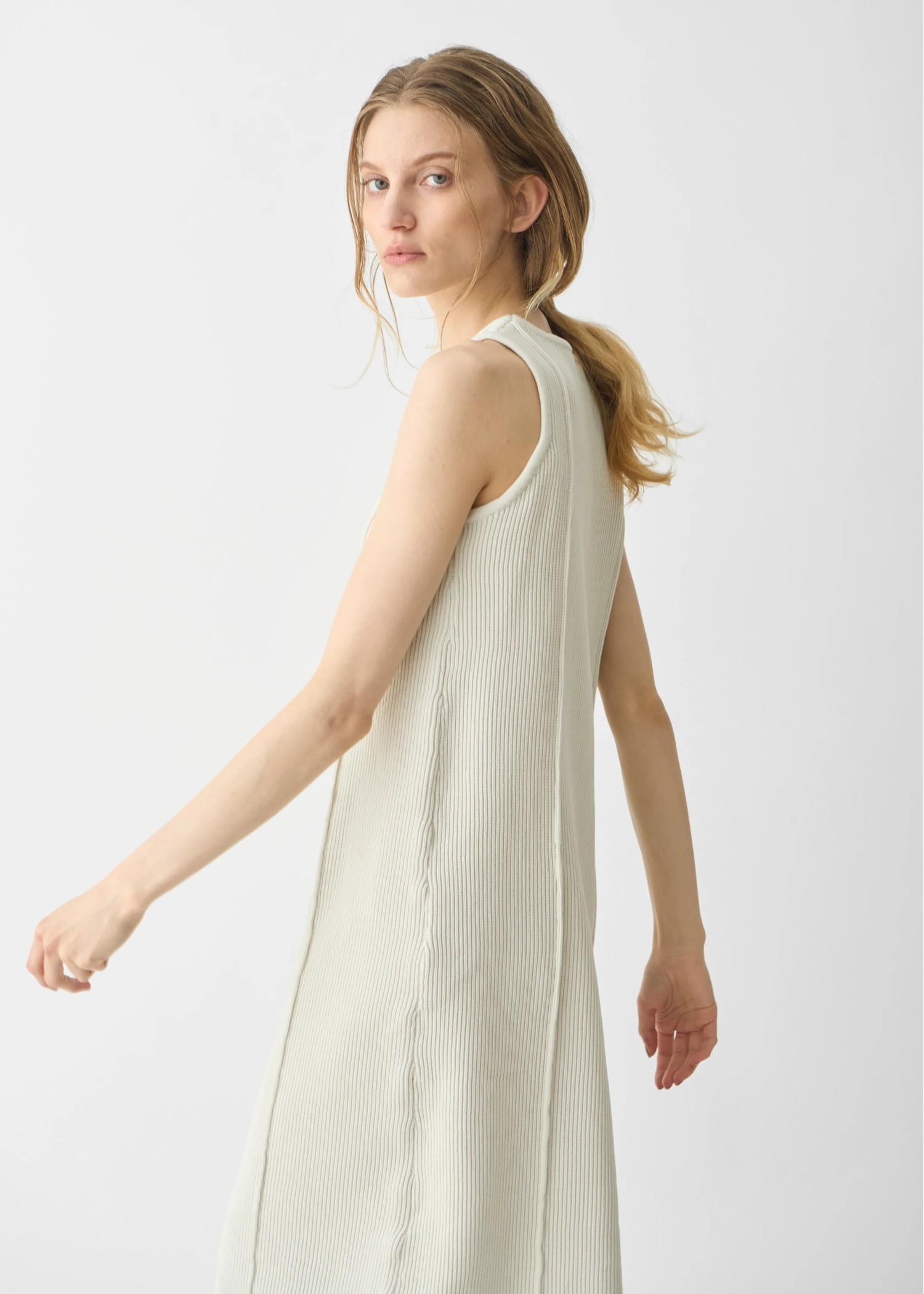ワンピース rib aerial knit tank OP WILLFULLY official web store（ウィルフリーコウシキツウハン
