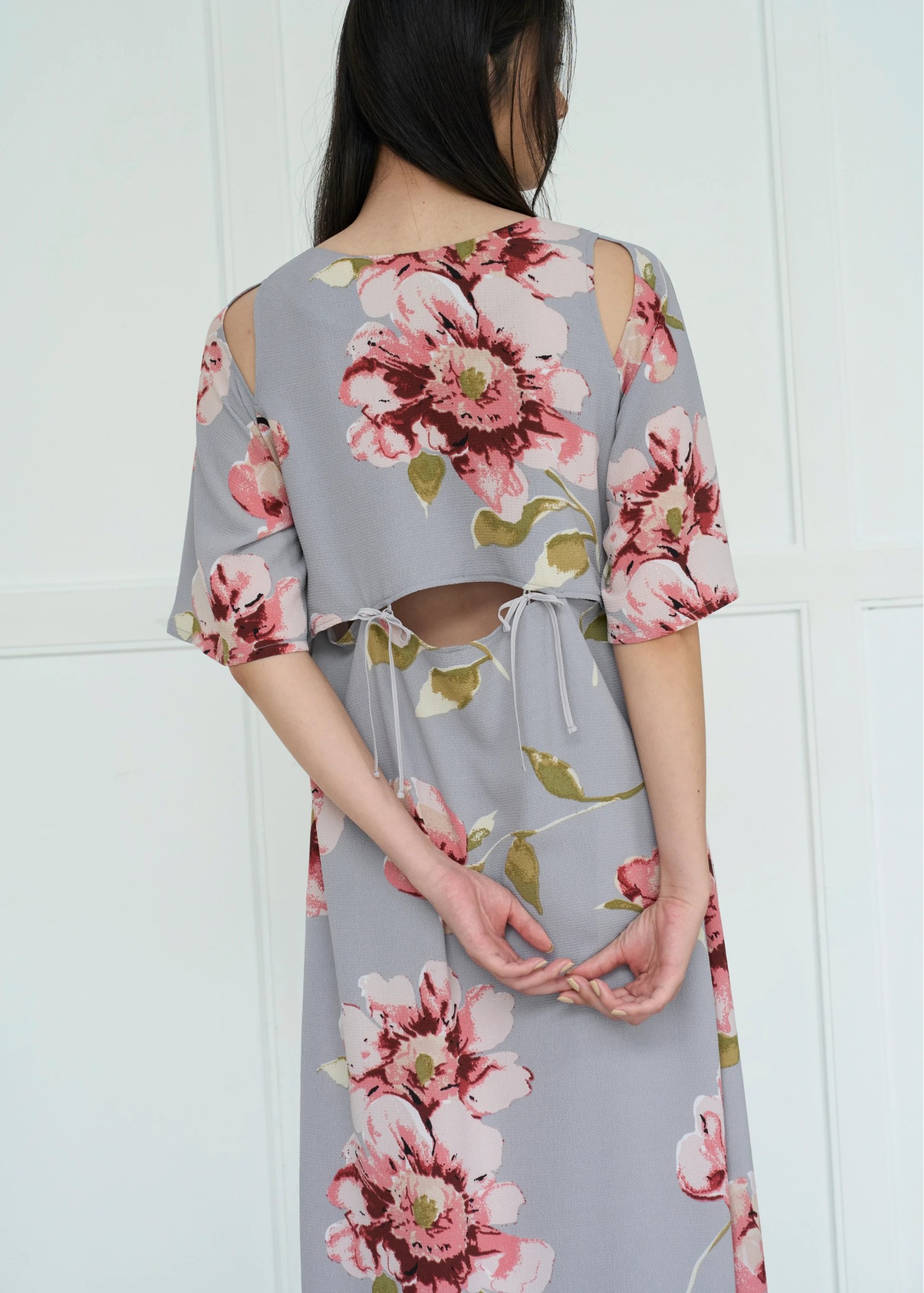 willfully big flower print OP オケージョン　ドレス WILLFULLY official web store（ウィルフリーコウシキツウハン